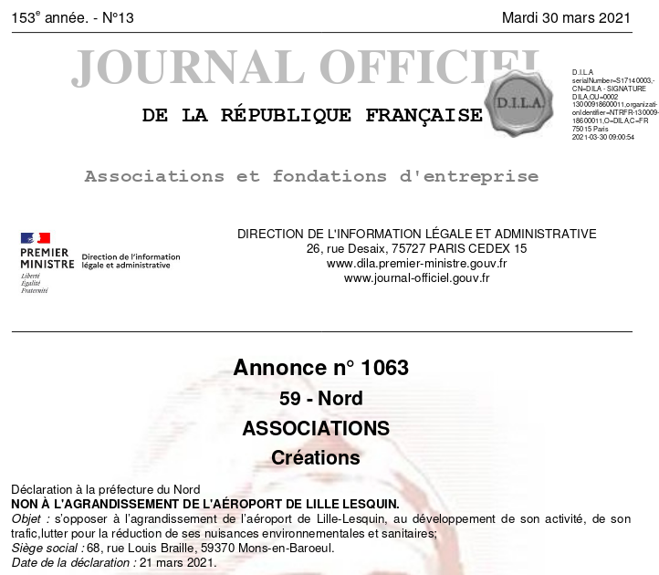 You are currently viewing 30 mars 2021<br>Création de l’association NADA